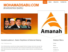 Tablet Screenshot of mohamadsabu.com